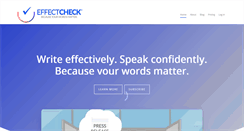 Desktop Screenshot of effectcheck.com